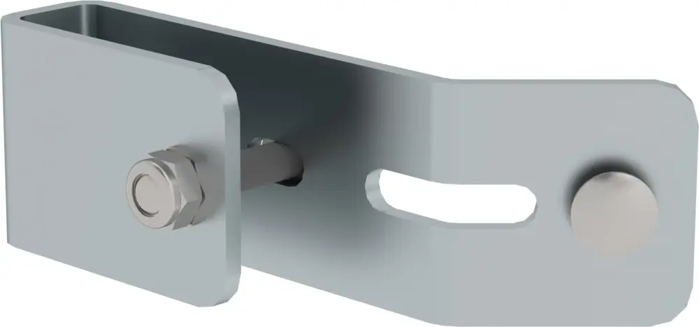 Top-Seller Günzburger Schienenbefestigung für Leiterholm Stahl für Holm 60 x 25 mm