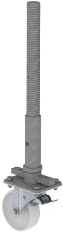 Günzburger Fahrgerüst Lenkrolle Ø 125 mm spindelbar Preis Gesenkt