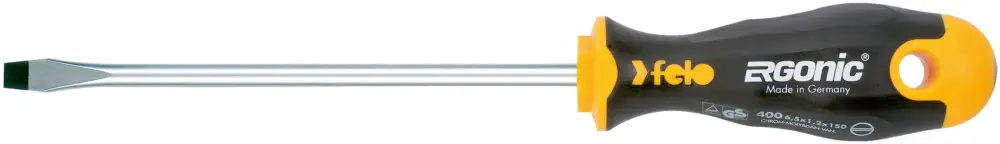 Highlight Felo Schraubendreher ERGONIC 400 Schlitz SL 6,0 x 1,2 x 150 mm