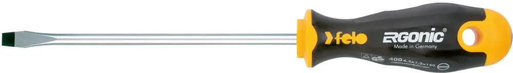 Top-Preis Felo Schraubendreher ERGONIC 400 Schlitz SL 6,5 x 1,2 x 200 mm