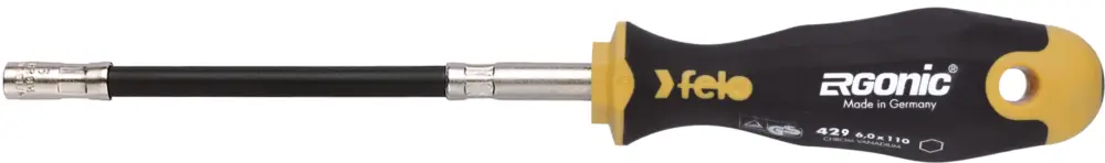 Felo Schraubendreher ERGONIC flexible 429 Sechskant SW 10,0 x 170 mm Preisknaller