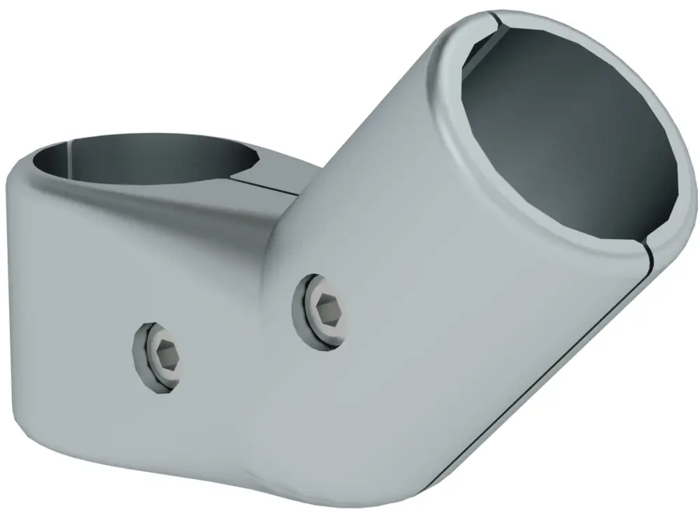Günzburger Systemgeländer Stahl Rohrverbinder Geländerverbinder 45° Saisonangebot