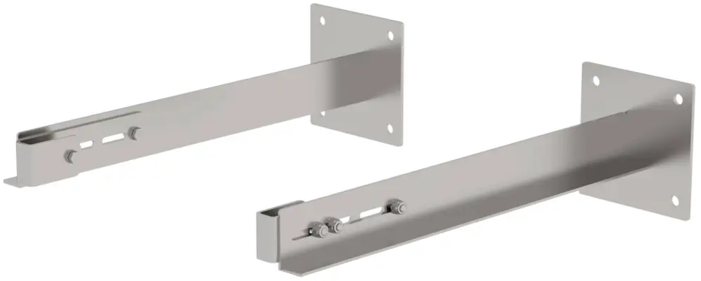 Günzburger Sonderwandhalter Edelstahl 700 - 800 mm Markenprodukt