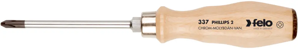 Direkt Vom Hersteller Felo Schraubendreher Holz 337 Kreuzschlitz PH 1 x 80 mm