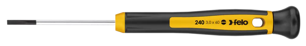 Heißes Angebot Felo Präzisionsschraubendreher 240 Schlitz SL 3,0 x 0,5 x 60 mm