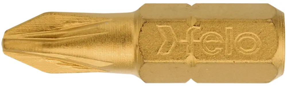 Must-Have Felo TiN Bit C 6,3 Kreuzschlitz PZ 1 x 25 mm - VE 10 Stück