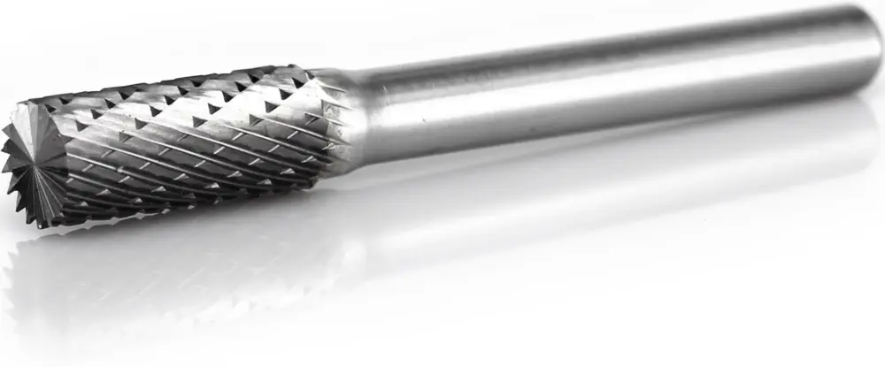 Preiswert procut Hartmetallfrässtift -TiAlN beschichtet- Zylinderform mit Stirnverzahnung ZYA-S A60820-6E TIALN