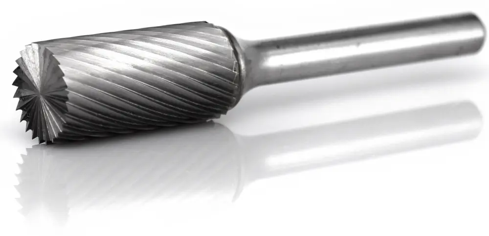 Zertifiziert procut Hartmetallfrässtift -lange Ausführung Zylinderform mit Stirnverzahnung ZYA-S A61225-2E-175 mm