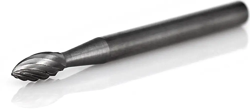 Neu procut Hartmetallfrässtift -lange Ausführung Flammenform H H30306-2-75 mm