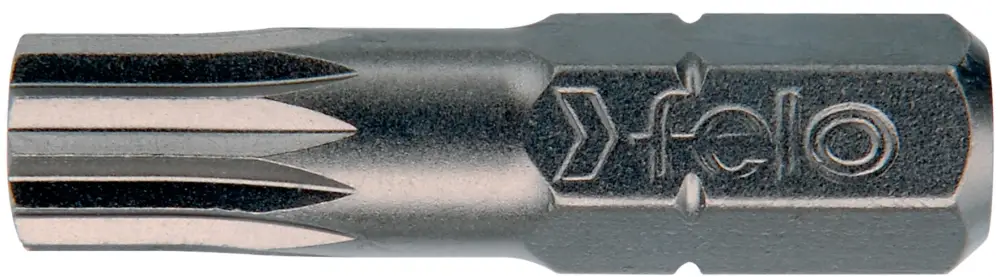 Felo Industrie Bit C 6,3 Vielzahn XZN M 10 x 25 mm - VE 10 Stück Finale Aktion