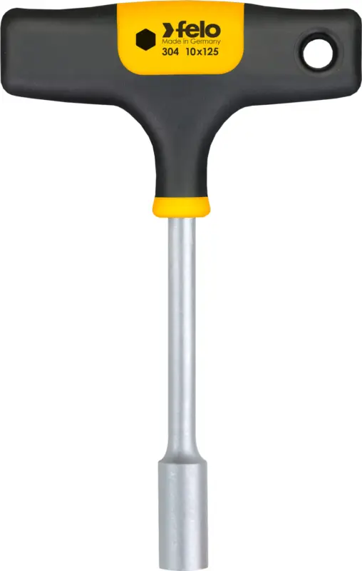 Felo T-Griff Schraubendreher 304 Sechskant SW 8,0 x 125 mm Markenprodukt