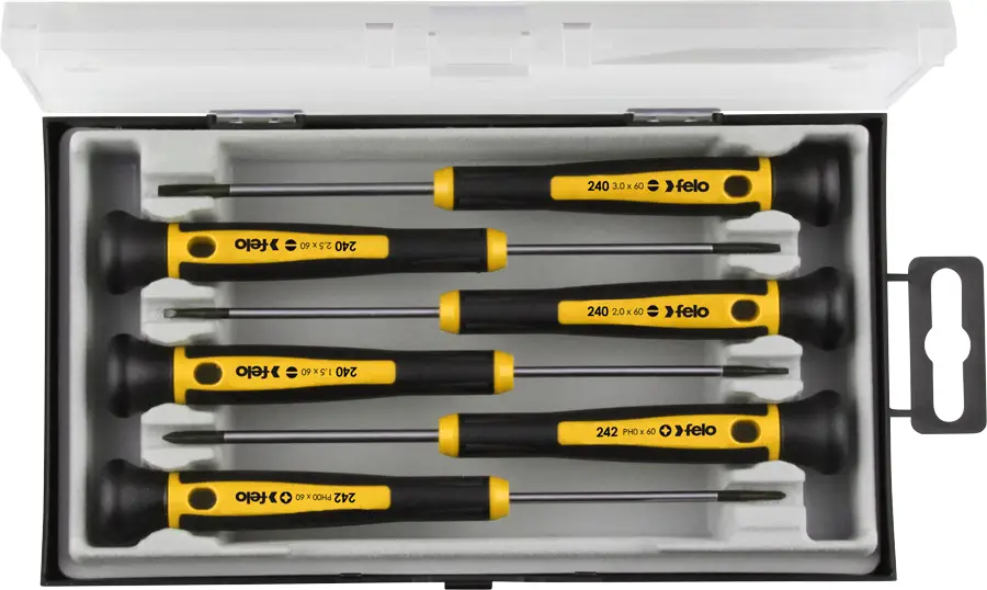 Neue Ware Felo Präzisionsschraubendreher Satz 6-teilig 248 T HEX