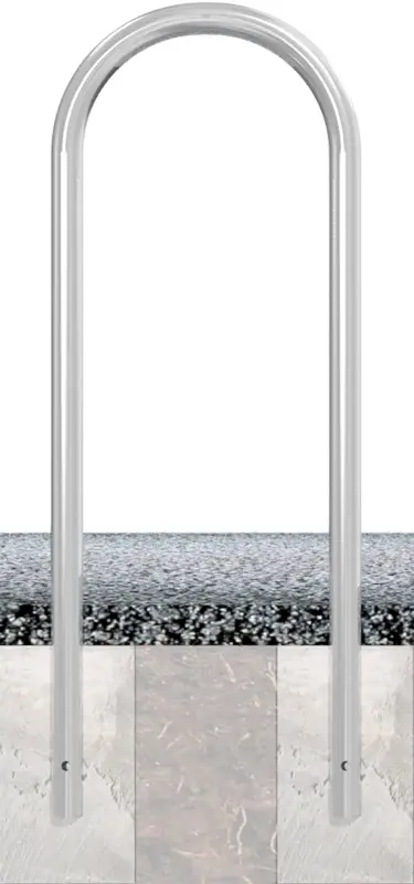 Markenware Schake Rundbügel Stahl OE Ø 48 mm schwarzbraun - 460 x 1200 mm