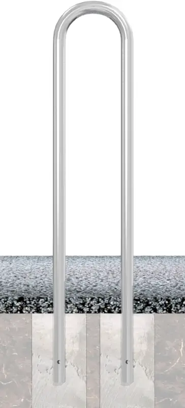 Sale Schake Rundbügel Stahl OE Ø 60 mm dunkelgrau - 400 x 1450 mm