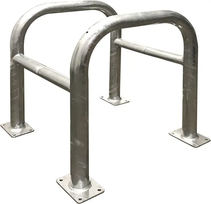 Schake Absperrbügel Stahl OD Ø 60 48 mm schwarzbraun - 600 x 600 x 650 mm Schnäppchen