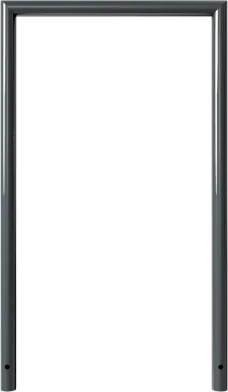 Schake Anlehnbügel Stahl OE Ø 48 mm anthrazit - 700 x 1200 mm Sofort Bestellen