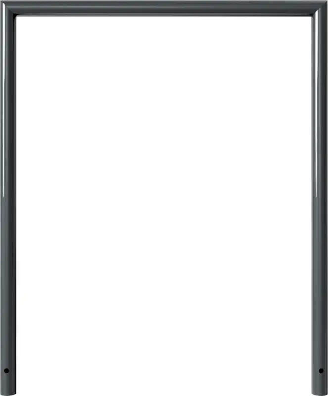Saisonangebot Schake Anlehnbügel Stahl OE Ø 48 mm moosgrün - 1000 x 1200 mm