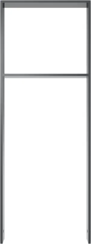 Online Kaufen Schake Anlehnbügel Flachstahl mit Querholm OE 80 x 12 mm schwarzbraun - 450 x 1200 mm
