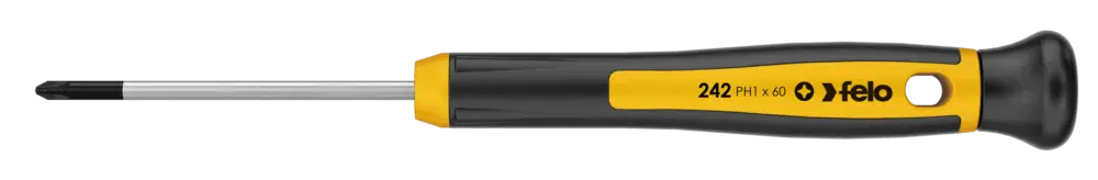 Felo Präzisionsschraubendreher 242 Kreuzschlitz PH 0 x 60 mm Geprüft