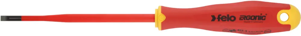 Felo Schraubendreher ERGONIC VDE E-Slim 413 Schlitz SL 5,5 x 1,0 x 125 mm Direktkauf
