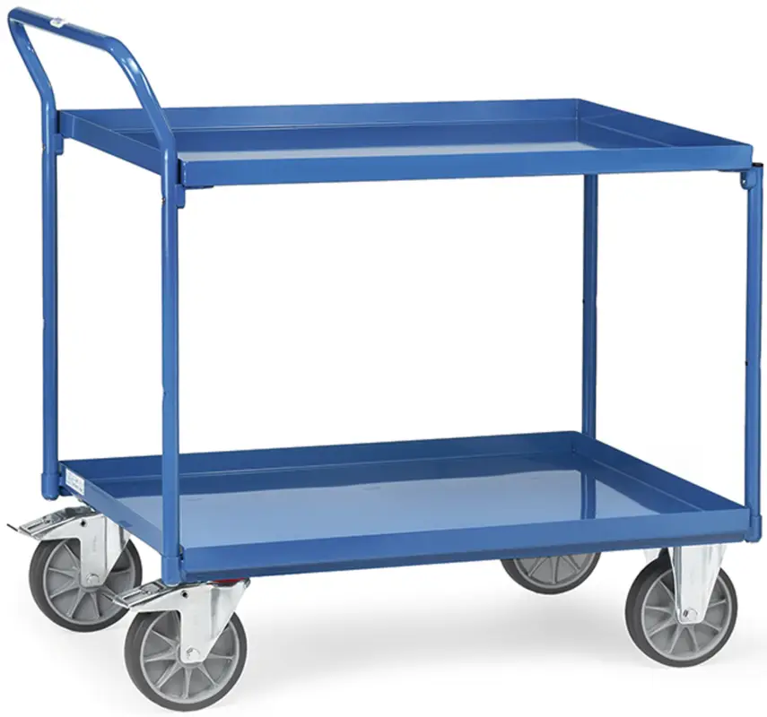 Fetra Tischwagen SH Stahl mit zwei Stahlwannen 1000 x 700 mm Top-Seller