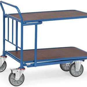 Begrenztes Angebot Fetra Einkaufswagen mit doppelter Ladefläche 1000 x 700 mm