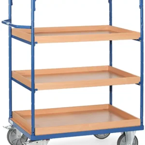Fetra Etagenwagen mit vier Kästen 1000 x 700 mm Solange Der Vorrat Reicht