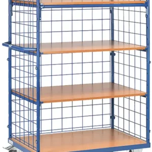 Top-Preis Fetra Dreiwand-Etagenwagen DG mit vier Böden 1000 x 700 mm