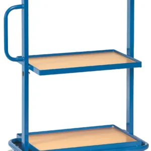 Fetra Beistellwagen mit Holzplattformen 605 x 405 mm Online Kaufen