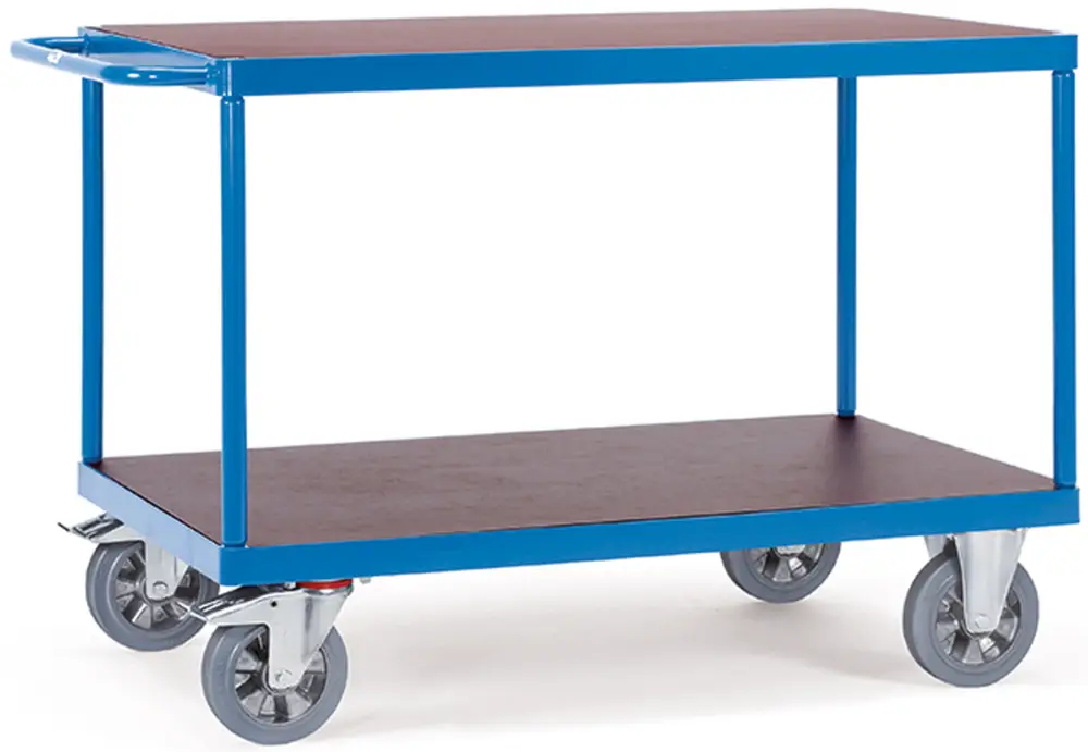 Günstig Fetra Schwerlast-Tischwagen mit zwei Plattformen 1000 x 700 mm