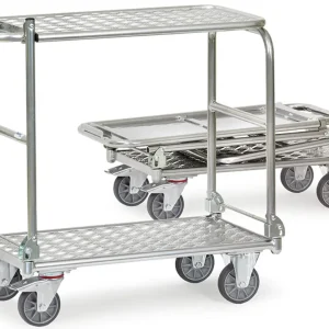 Fetra Klappwagen mit zwei Aluminium-Plattformen 900 x 600 mm Online Kaufen