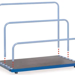 Zertifiziert Fetra Plattenständer ohne Bügel 4363 - 1200 x 800 mm