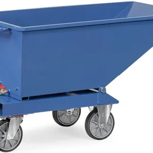 Super-Preis Fetra Muldenkipper blau mit Ablasshahn 4701A - 250 Liter