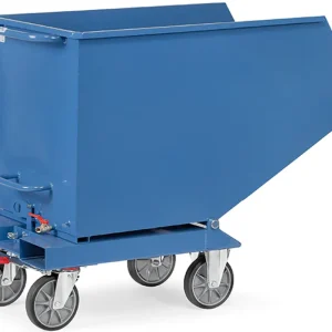 Billig Fetra Muldenkipper mit Ablasshahn blau 4703 - 600 Liter