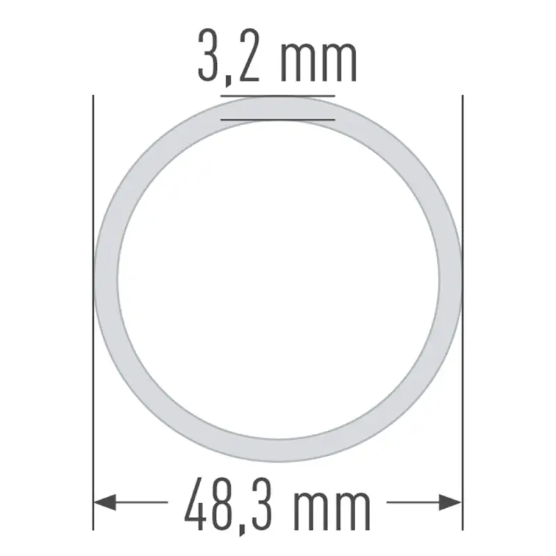 Garantierte Lieferung MJ Gerüstrohr Stahl 48,3 x 3,2 mm - 2,00 m