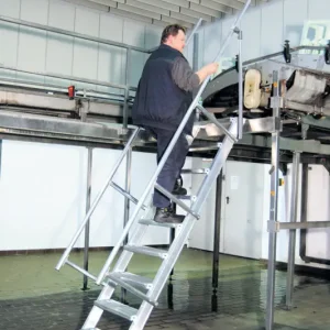 Abverkauf euroline Alu-Treppe 60° SG 13 Stufen - 800 mm