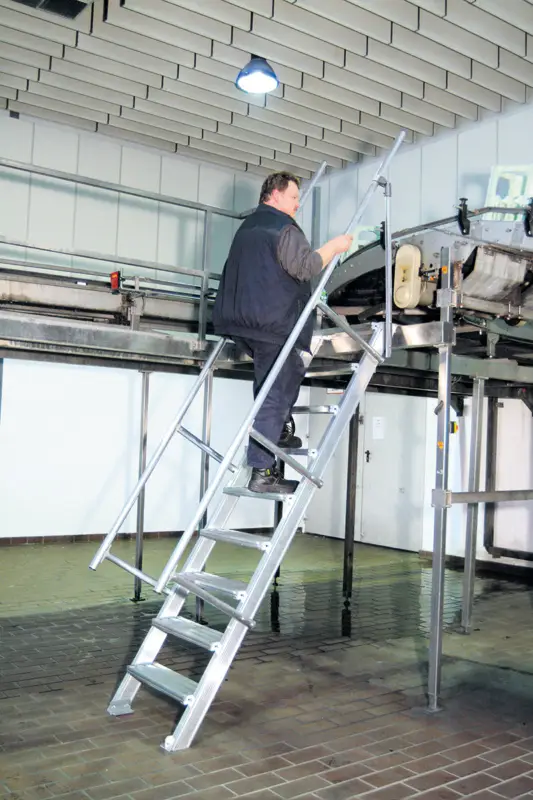 euroline Alu-Treppe 60° SG 16 Stufen - 800 mm Mega-Angebot