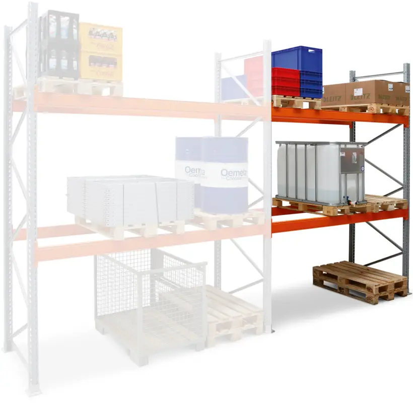 Online Kaufen Regalwerk ARTUS Palettenregal AT71 Anbaufeld 5500 x 2700 x 800 mm - 3 Ebenen