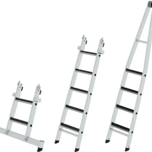 Bestseller Günzburger Glasreinigerleiter R13 3-teiliger Satz U2 - 11 Stufen