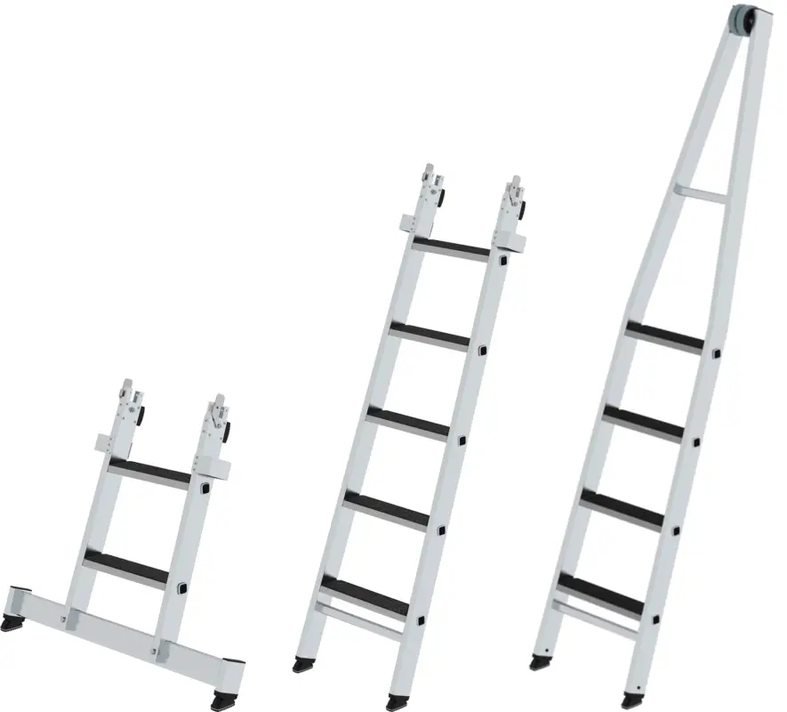 Bestseller Günzburger Glasreinigerleiter R13 3-teiliger Satz U2 - 11 Stufen