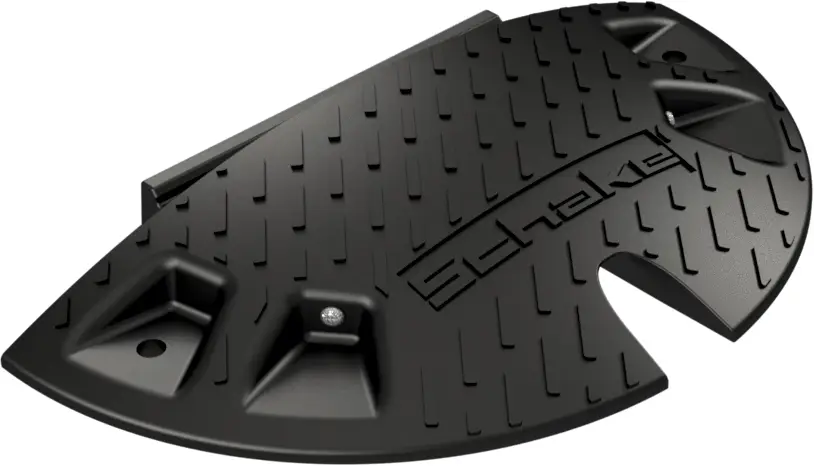 Schake Bodenschwelle Endstück mit Adapter schwarz 60 mm Direkt Vom Hersteller