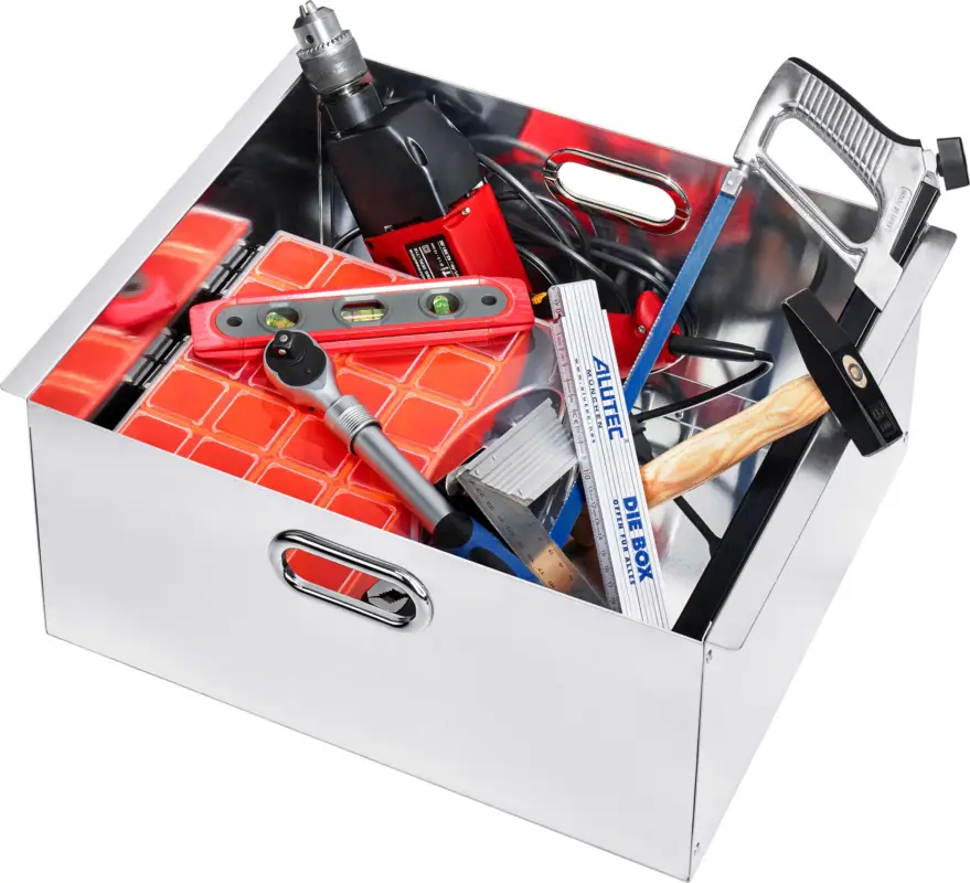Nur Heute Alutec Einhängekorb für Riffelblechboxen
