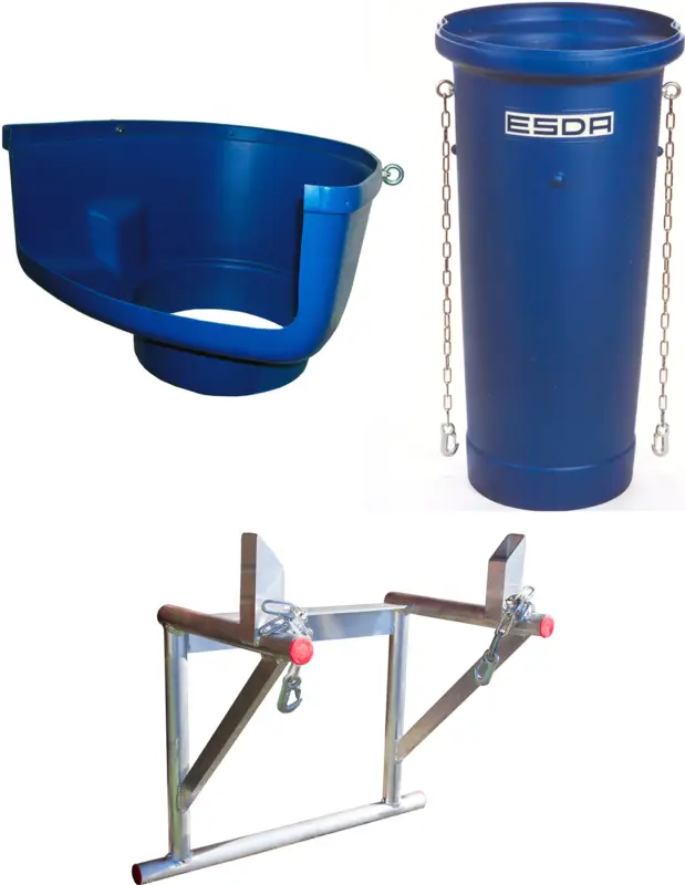 Neu ESDA Schuttrutsche 12+1 Set hawego