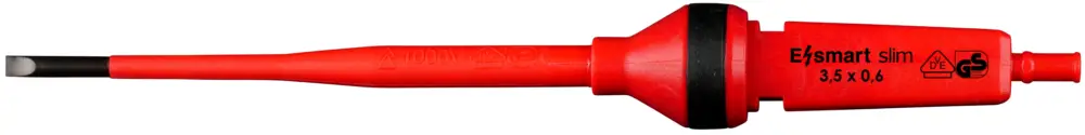 Felo Schraubendreher E-smart slim VDE 063 Wechselklinge Schlitz SL 5,5 x 1,0 x 100 mm Schnäppchen