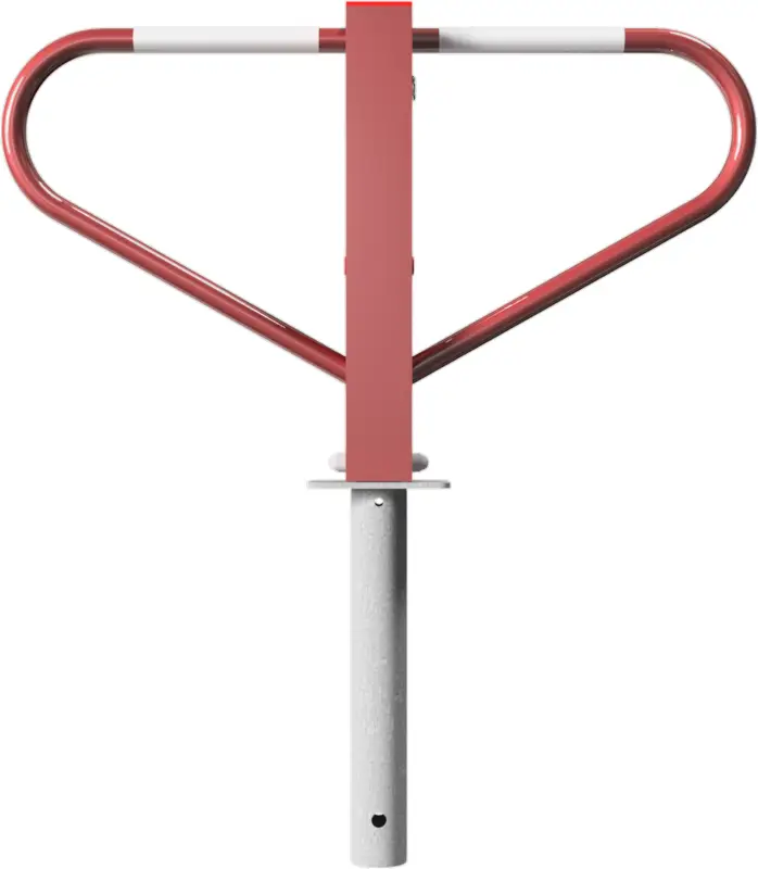 Schake Parkplatzsperre UED 70 x 70 mm rot - 500 mm Mega-Angebot
