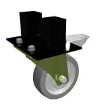 Echt Bütec Roll-Riser 2 fach Aufnahme
