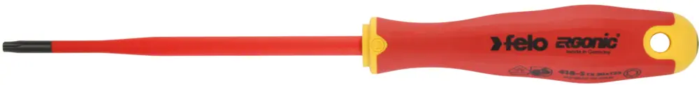 Felo Schraubendreher ERGONIC VDE E-Slim 418 Torx T 15 x 100 mm Top-Seller