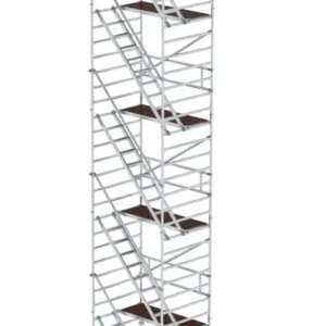 Treppengerüst Günzburger 1,80 x 1,35 m - AH 12,35 m Bestpreis
