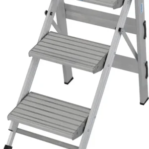 Krause Alu-Klapptreppe 3 Stufen ohne Haltebügel Nur Für Kurze Zeit