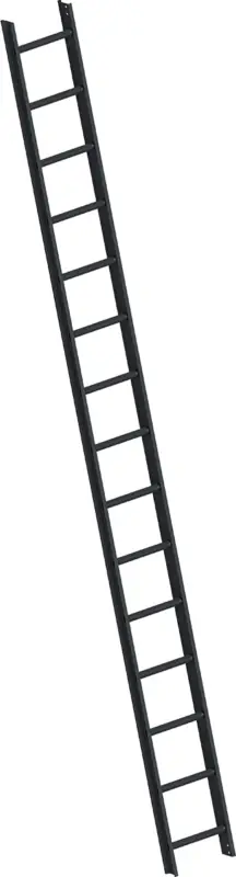 Letzte Chance Layher Dachleiter Alu Anthrazitgrau RAL 7016 - hawego Set 15+15 Sprossen - 8,40 m